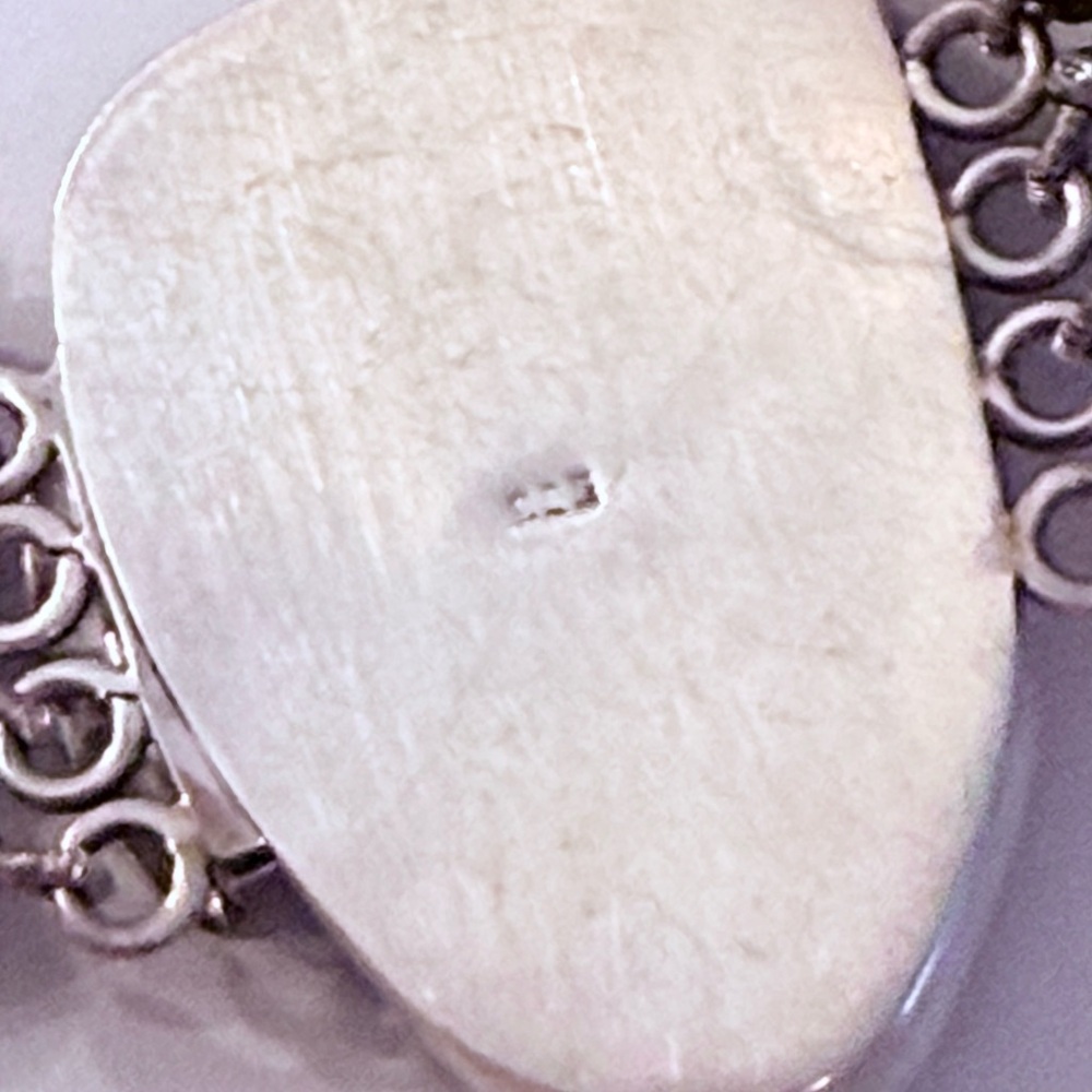 Keshi Pearl necklace with Jasper pendant - Picture 12 of 16